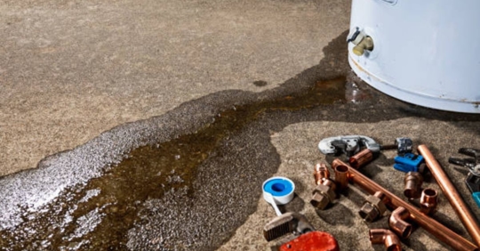 leaking water heater