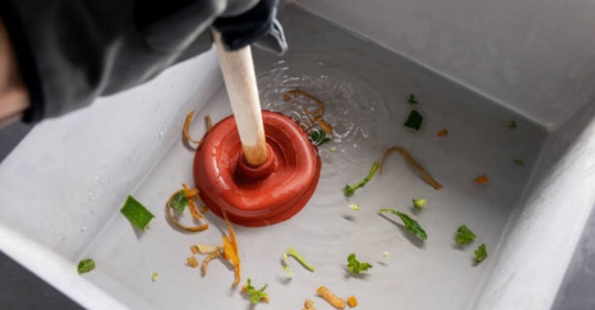 clogged drain